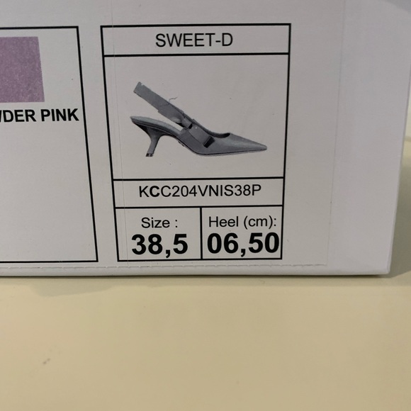 COPY - Dior kitten heels - 2.5 inch heel. Powder pink. - Picture 9 of 9